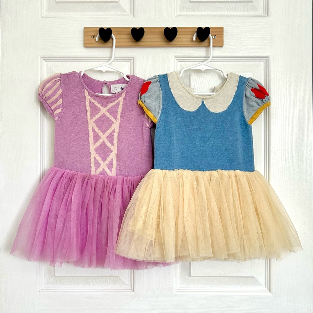 Gap Disney Baby Snow White Rapunzel Princess Tutu Dress Set 18-24 Mo